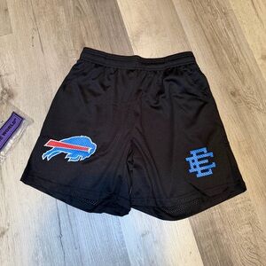 Black EE Shorts W/ NFL Buffalo Logo